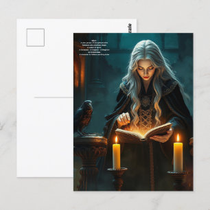 Witch postcard