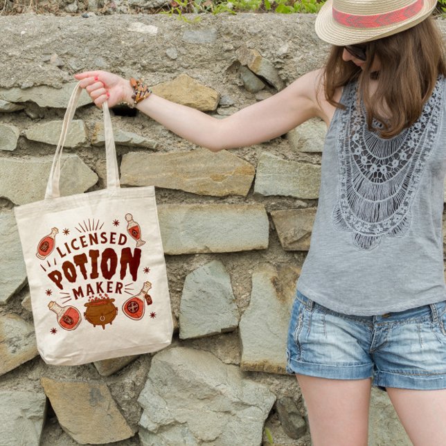 Witch Potions And Cauldron Tote Bag (Creator Uploaded)