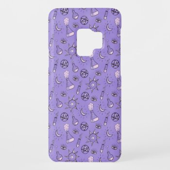 Witch Potions Purple Alchemy Pattern Case-mate Samsung Galaxy S9 Case by borianag at Zazzle