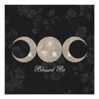 Witch Prim Triple Moon Goddess Poster