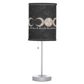 Witch Prim Triple Moon Goddess Table Lamp (Right)