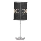 Witch Prim Triple Moon Goddess Table Lamp (Back)