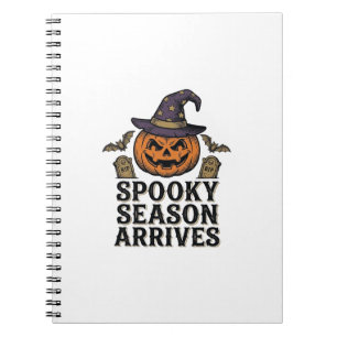 Witch Pumpkin Halloween Vintage Engraving Shirt De Notebook