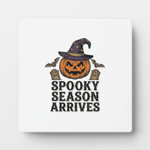 Witch Pumpkin Halloween Vintage Engraving Shirt De Plaque