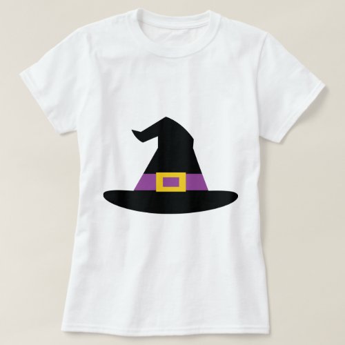 Witch Purple Hat  T_Shirt