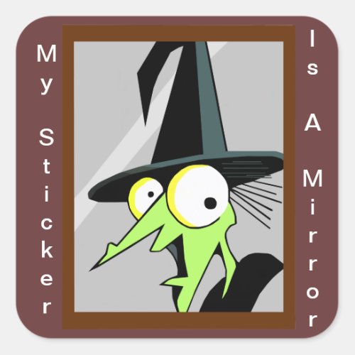 Witch Reflection Stickers