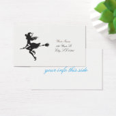 Witch Riding Broom Halloween Thunder_Cove (Desk)