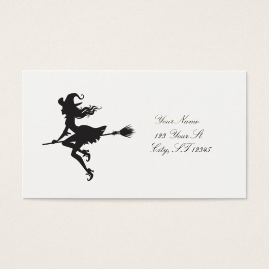Witch Riding Broom Halloween Thunder_Cove (Front)