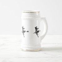 Witch Riding Broom Halloween Thunder_Cove