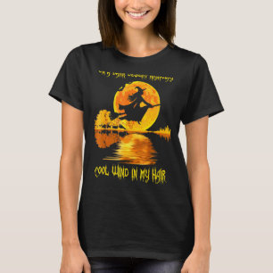 Witch Riding Brooms On A Dark Desert Highways Hall T-Shirt