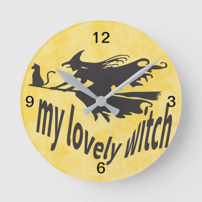 witch round clock (Front)