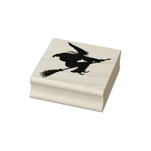 Witch Rubber Stamp