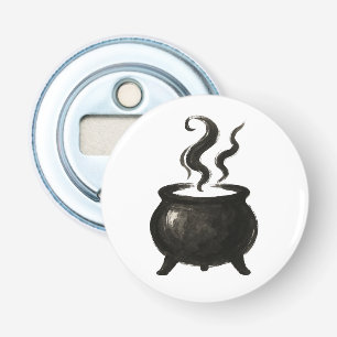 Witch’s Brew – Minimalist Halloween Caldron on Bottle Opener