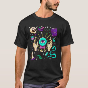Witch s Essentials Occult Esoteric Crystal Witchy T-Shirt