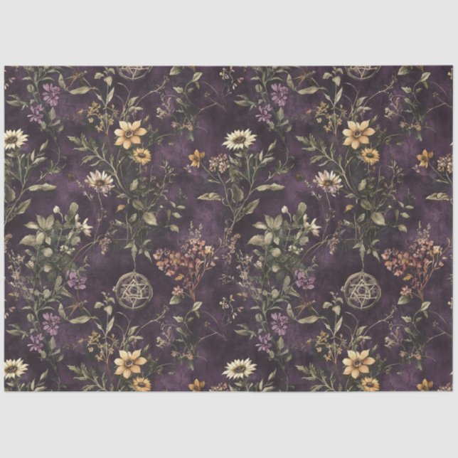 Witch’s Garden Twilight Tissue Paper – Mystical (Front)