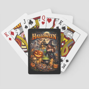 Witch’s Night Feast Poker Cards