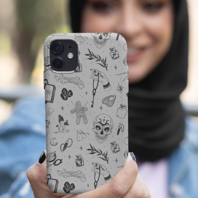 Witch’s Ritual Pattern iPhone Case (Creator Uploaded)
