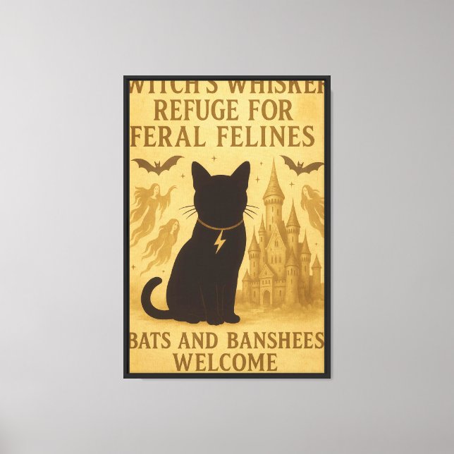 Witch’s Whisker Refuge Canvas Print (Front)