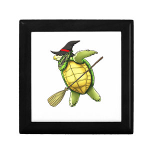 Witch Sea Turtle Dab Funny Halloween Horror Scary Gift Box