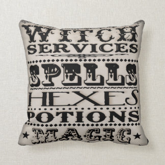 Witch Services #2 Throw Pillow