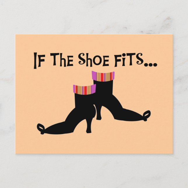 Witch Shoes T-shirts and Gifts Postcard (Front)
