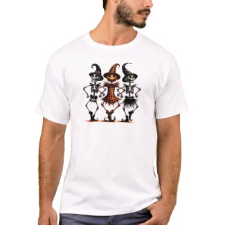 witch skull halloween party T-Shirt