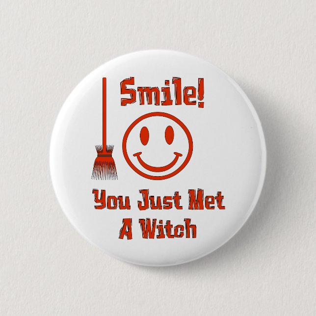 Witch Smile Button (Front)