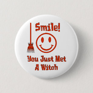 Witch Smile Button