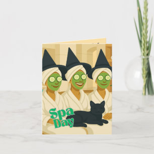 Witch Spa Day Funny Humor Invitation