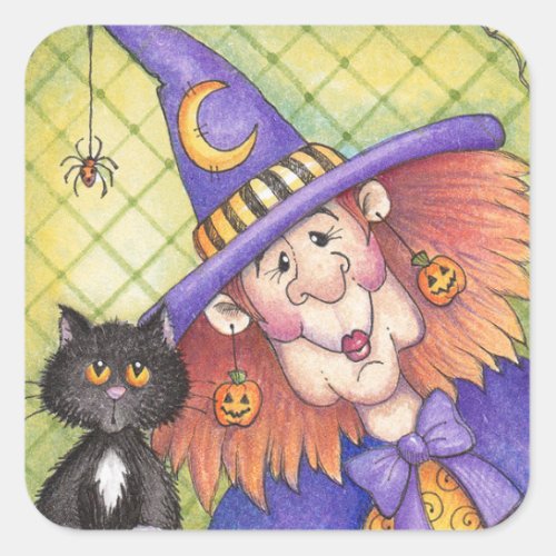 Witch Square Sticker