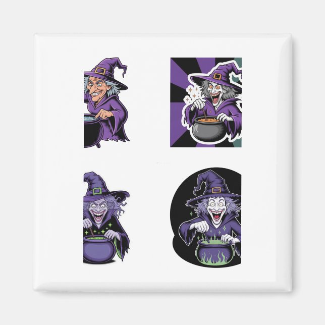 Witch Sticker Pack - Magic Potions Sticker  Magnet (Front)