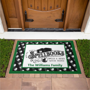 Witch-Tested Halloween Fun – Your Name, Your Magic Doormat