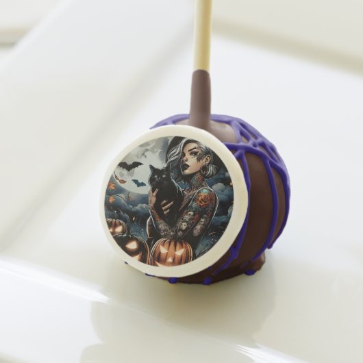  Witch Themed Halloween Party Cake Pops (Front Insitu)
