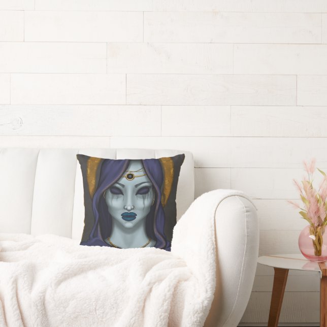 Witch Throw Pillow (Couch)