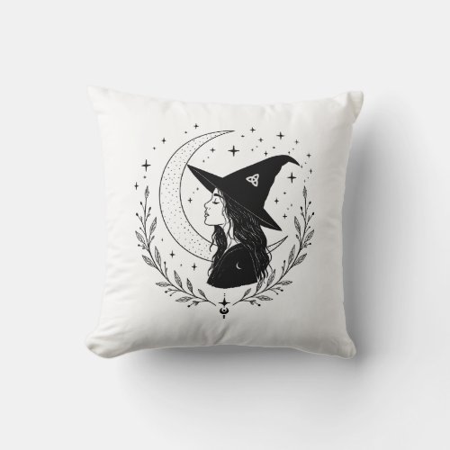 Witch Throw Pillow