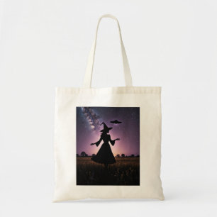 Witch Tote with UFO