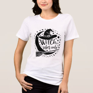 Witch Vibes Only - Halloween Tri-Blend Shirt