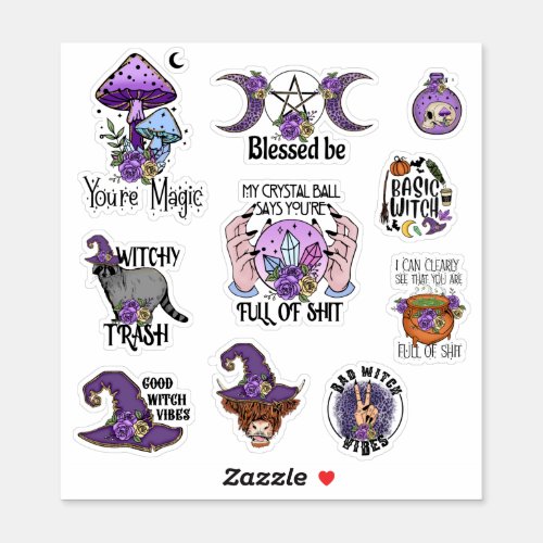 Witch Vibes Sticker Pack