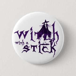 Witch w/ Stick Button
