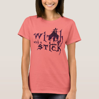 Witch w/ Stick T-Shirt