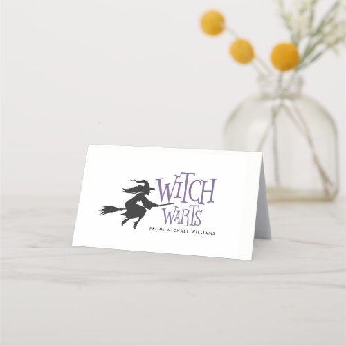 Witch Warts Halloween Candy Bag Topper Place Card