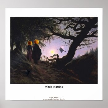 Witch Watching Poster by Ars_Brevis at Zazzle