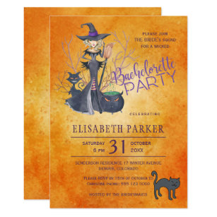 Halloween Bachelorette Party Invitations 5