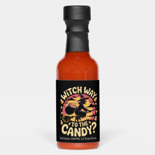 Witch Way to the Candy Halloween T-shirt Hot Sauces