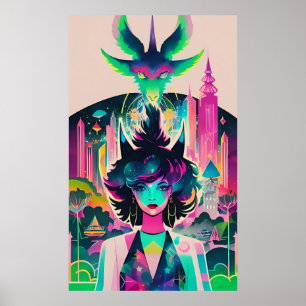 Witch Way to the City Park? Ken Gage Fantasy Poster