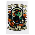 Witch Way to the Pumpkin Patch? Halloween Medium Gift Bag