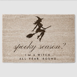 witch welcome mat || halloween & spooky season