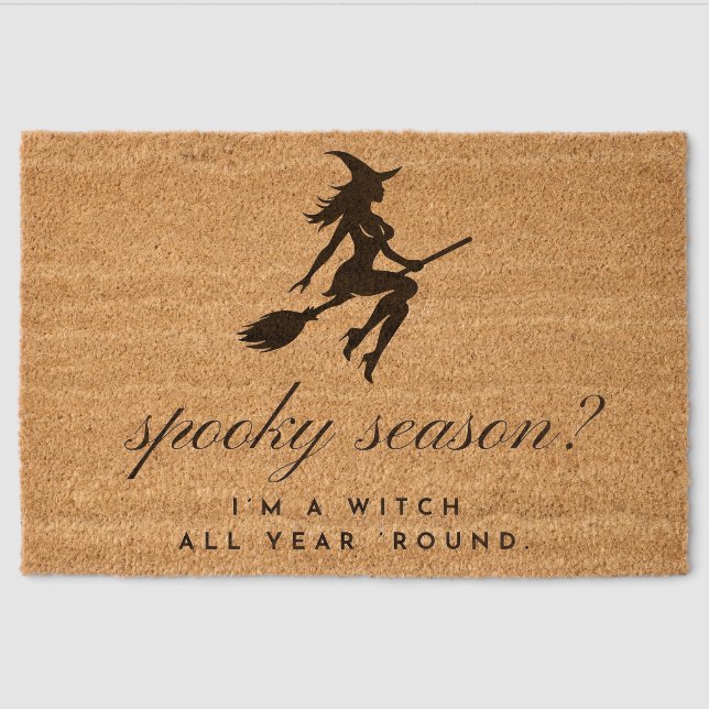 witch welcome mat || halloween & spooky season  (Front)