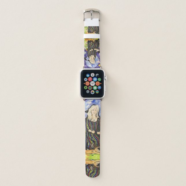 Witch Wiccan Portrait Lynn Maureen Girard Apple Watch Band (Front)