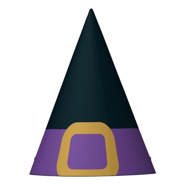 Witch Wicked Hat Black Halloween Party (Front)